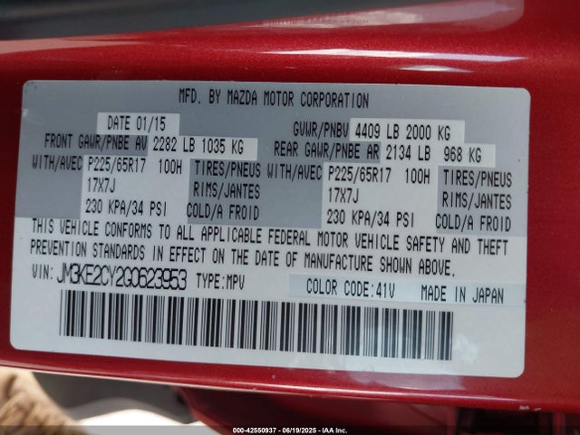 JM3KE2CY2G0623953 Mazda py