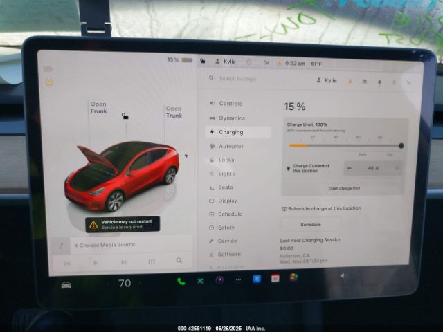 7SAYGDEE1PA191515 Tesla Model Y