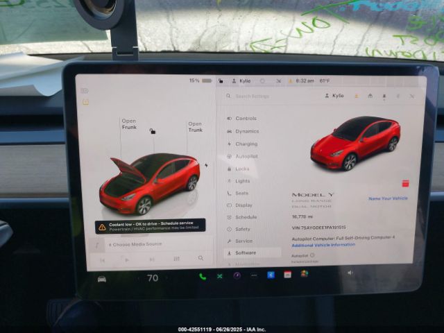 7SAYGDEE1PA191515 Tesla Model Y