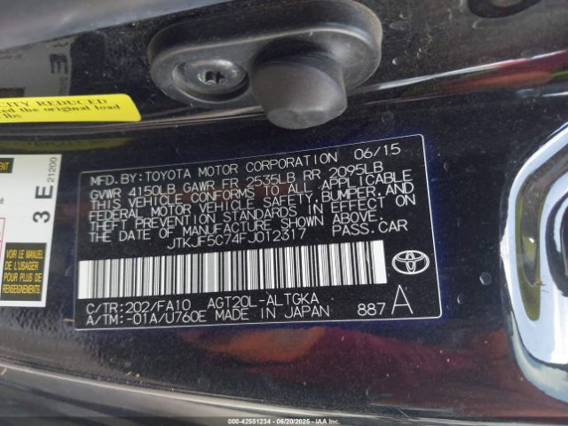 2015 SCION TC JTKJF5C74FJ012317 Photo 8