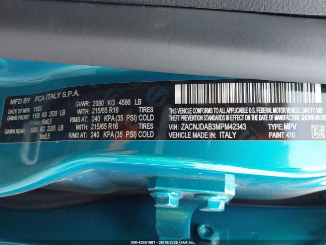 2021 JEEP RENEGADE ZACNJDAB3MPM42343 Photo 8