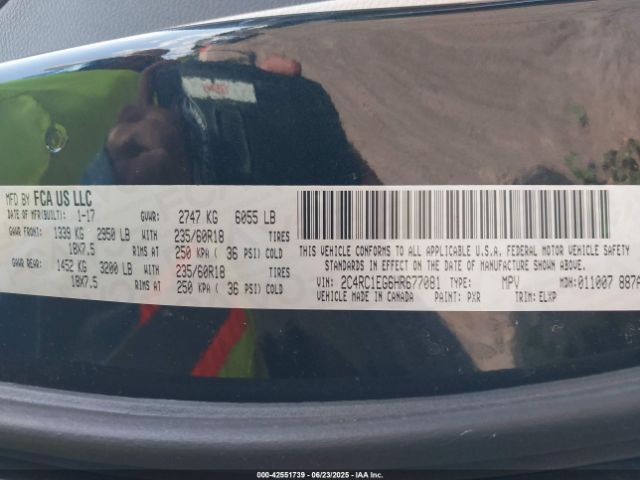 2017 CHRYSLER PACIFICA 2C4RC1EG6HR677081 Photo 8