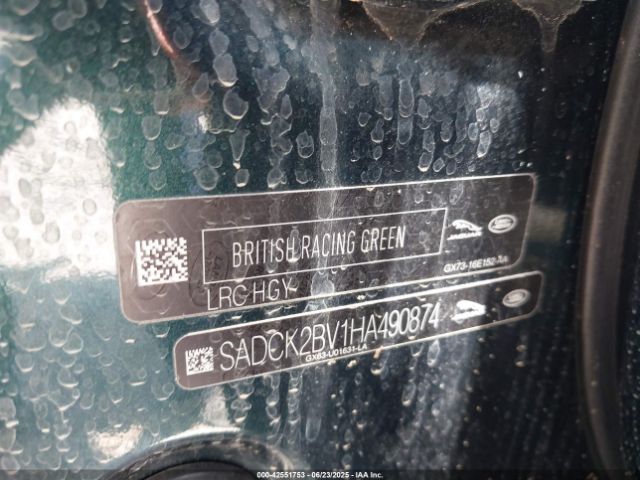 2017 JAGUAR F-PACE SADCK2BV1HA490874 Photo 8