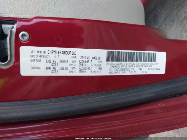 2013 CHRYSLER TOWN & COUNTRY 2C4RC1BG0DR793231 Photo 8