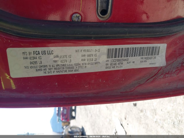 Dodge 2016 2016 1C3CDFBB8GD540433 Image 9