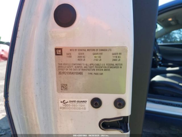 2010 CHEVROLET CAMARO 2G1FC1EV6A9169466 Photo 8