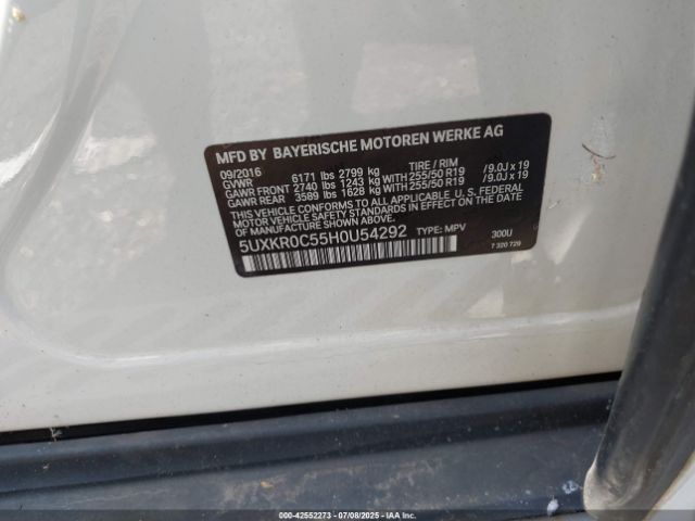 2017 BMW X5 5UXKR0C55H0U54292 Photo 8