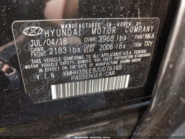 KMHH35LE8JU076165 Hyundai gdi nu