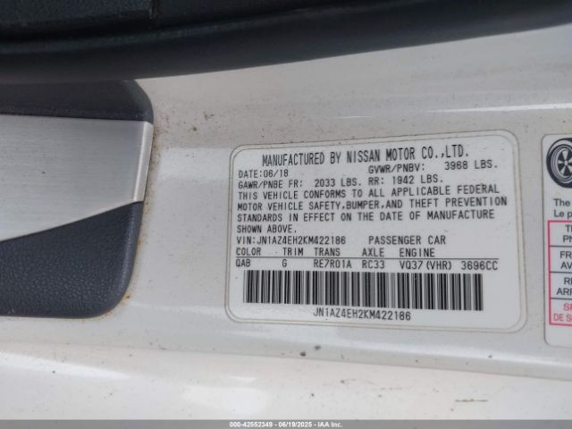 2019 NISSAN 370Z JN1AZ4EH2KM422186 Photo 8