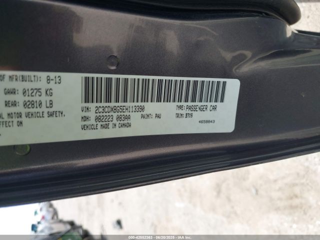 2014 DODGE CHARGER 2C3CDXBG5EH113390 Photo 8