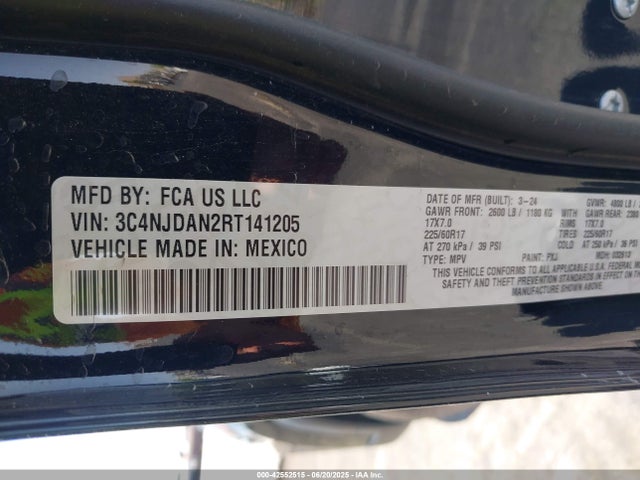 Jeep Compass 2024 3C4NJDAN2RT141205 Image 9