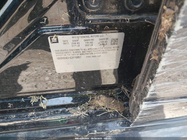 2012 CADILLAC CTS 1G6DS5E31C0110851 Photo 8