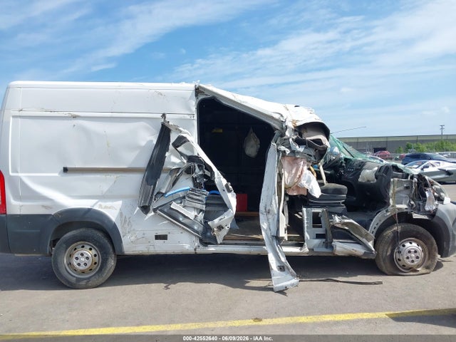 42552640 :رقم المزاد ، 3C6TRVDG3GE134114 vin ، 2016 Ram Promaster 2500 High Roof مزاد بيع