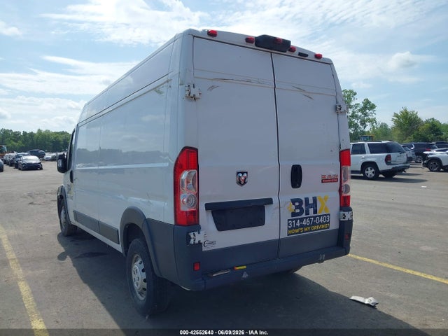 42552640 :رقم المزاد ، 3C6TRVDG3GE134114 vin ، 2016 Ram Promaster 2500 High Roof مزاد بيع