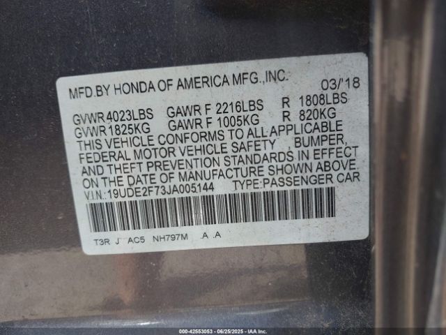 2018 ACURA ILX 19UDE2F73JA005144 Photo 8