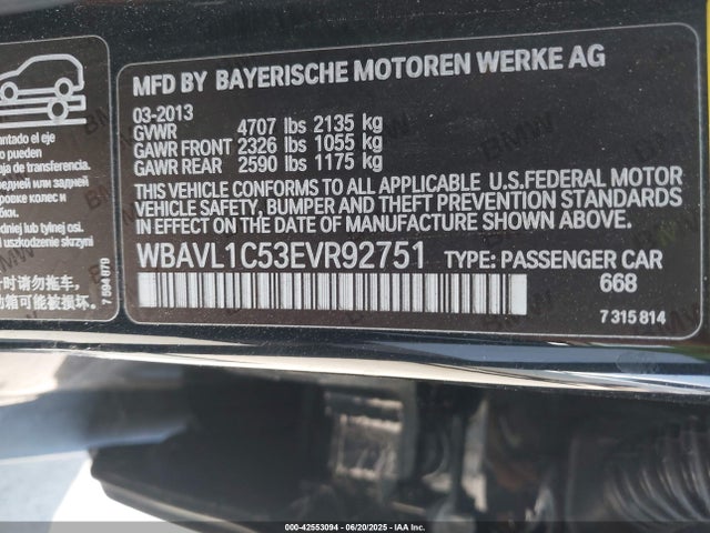 WBAVL1C53EVR92751 BMW X1
