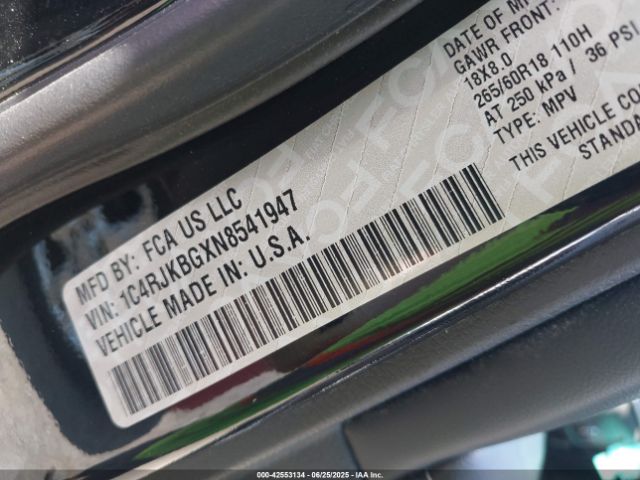 2022 JEEP GRAND CHEROKEE L 1C4RJKBGXN8541947 Photo 8