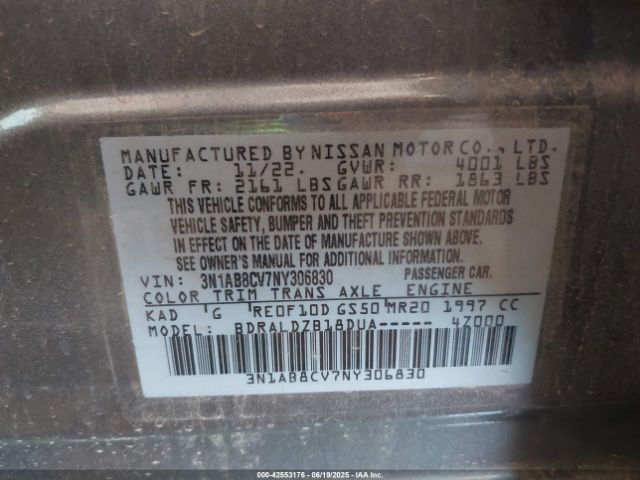 2022 NISSAN SENTRA 3N1AB8CV7NY306830 Photo 8