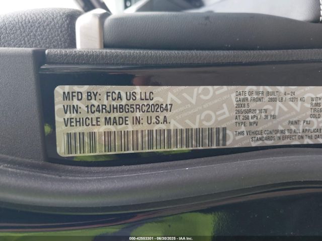 2024 JEEP GRAND CHEROKEE 1C4RJHBG5RC202647 Photo 8