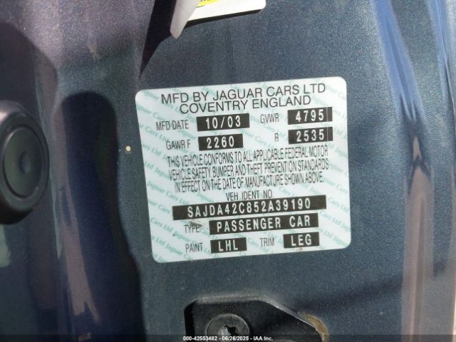 2005 JAGUAR XK8 SAJDA42C852A39190 Photo 8