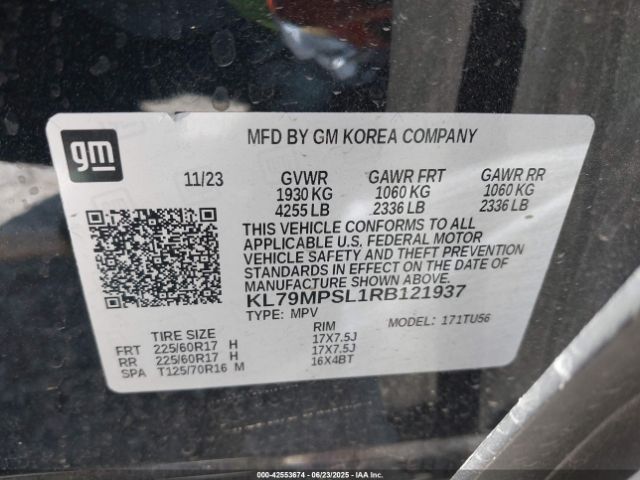 2024 CHEVROLET TRAILBLAZER KL79MPSL1RB121937 Photo 8