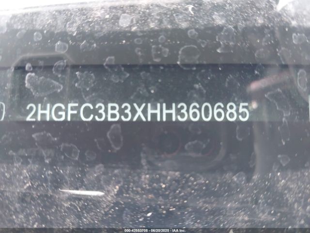 2HGFC3B3XHH360685 Honda l15b7