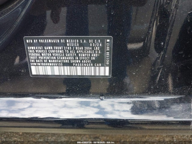 Volkswagen tsi 2024 3VW7M7BU0RM059133 Image 9