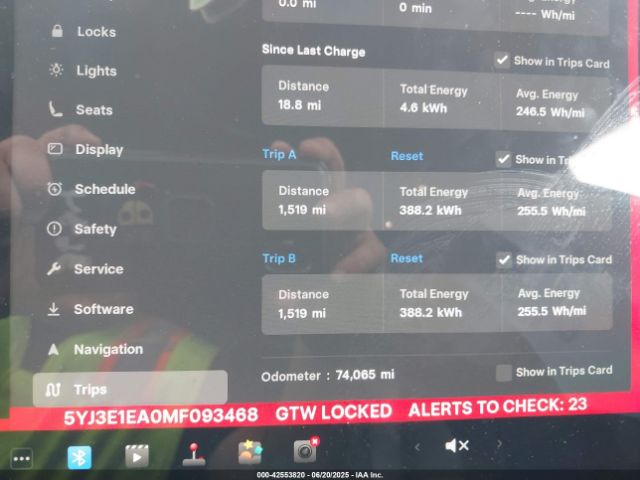 2021 TESLA MODEL 3 5YJ3E1EA0MF093468 Photo 6