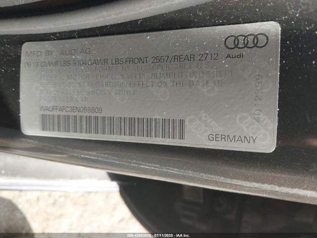 2014 AUDI A6 WAUFFAFC3EN059809 Photo 8