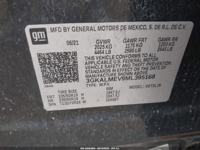 2021 GMC TERRAIN 3GKALMEV9ML395168 Photo 8