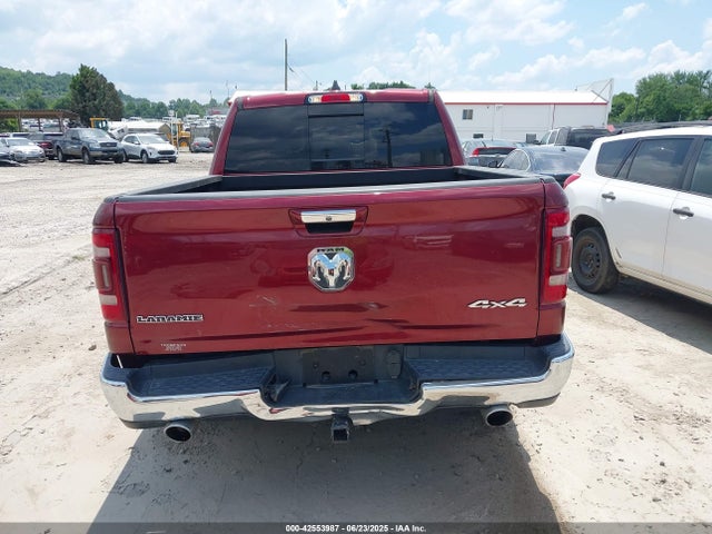 42553987 :رقم المزاد ، 1C6SRFJTXKN652650 vin ، 2019 Ram 1500 Laramie  4x4 5'7 Box مزاد بيع