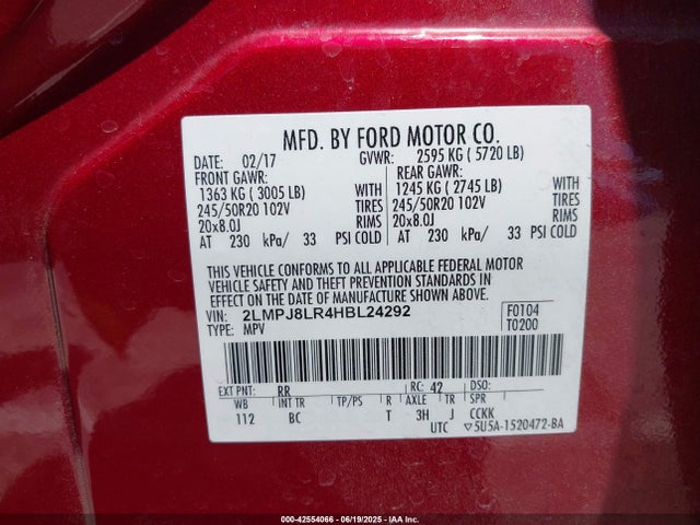 2LMPJ8LR4HBL24292 Lincoln 3.7l tivct (twin independent variable camshaft timing)