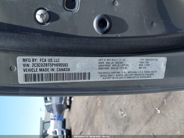 2C3CDZBT5PH695583 Dodge Challenger