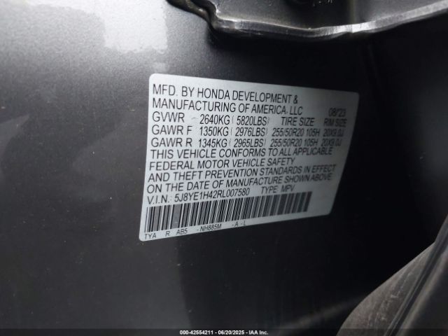 2024 ACURA MDX 5J8YE1H42RL007580 Photo 8