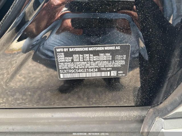 2019 BMW X3 5UXTR9C54KLE18434 Photo 8