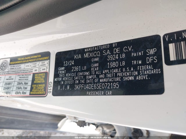 KIA 2025 2025 3KPFU4DE6SE072195 Image 9