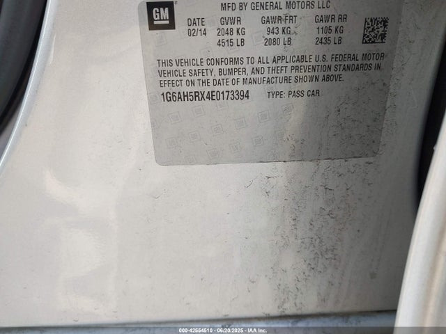 2014 CADILLAC ATS 1G6AH5RX4E0173394 Photo 8