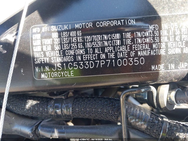 JS1C533D7P7100350 Suzuki R749
