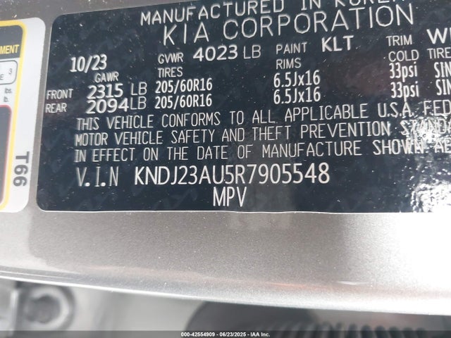 KNDJ23AU5R7905548 KIA 2024