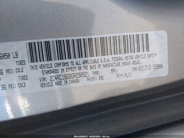 2C4RC1BG8GR290521 Chrysler Town and Country