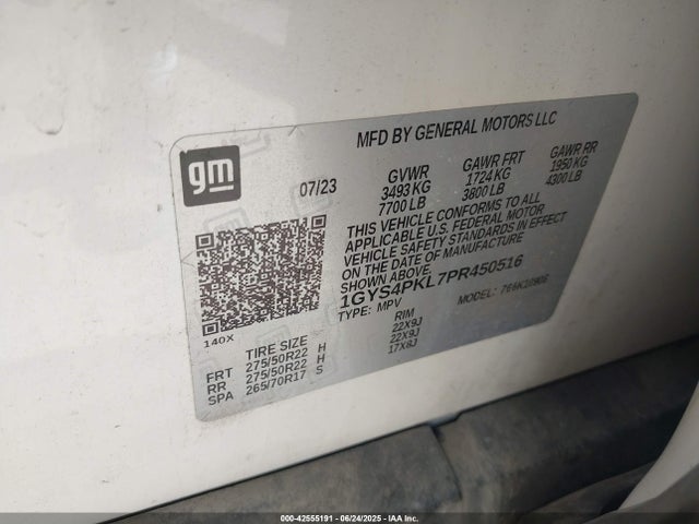 2023 CADILLAC ESCALADE ESV 1GYS4PKL7PR450516 Photo 8