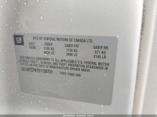 2009 CHEVROLET IMPALA 2G1WT57N791135731 Photo 8