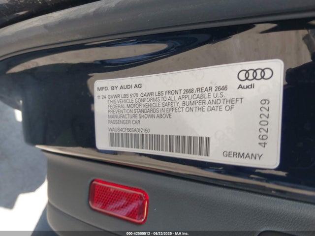 2025 AUDI S5 SPORTBACK WAUB4CF56SA012150 Photo 8