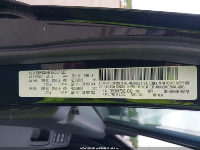 2012 JEEP LIBERTY 1C4PJMAK7CW214343 Photo 8