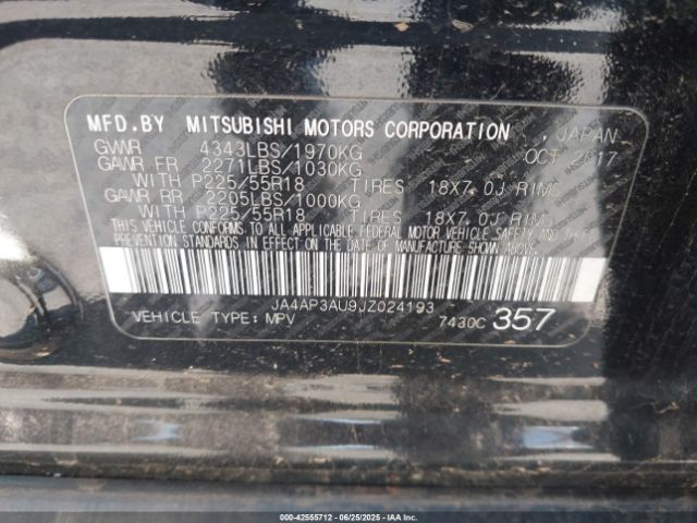 2018 MITSUBISHI OUTLANDER SPORT JA4AP3AU9JZ024193 Photo 8