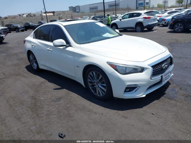 Auction sale of the 2019 Infiniti Q50 3.0t Luxe, vin: JN1EV7AP1KM517673, lot number: 42555738