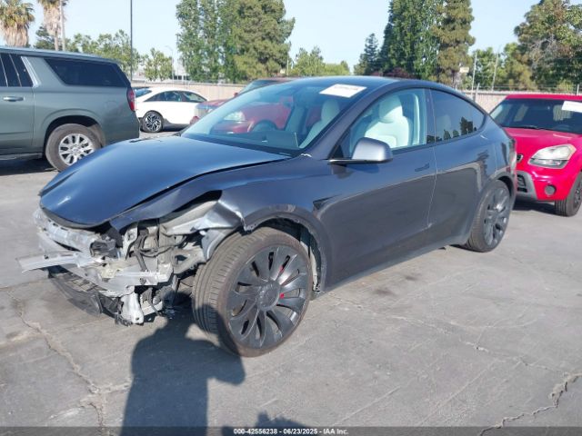 2022 TESLA MODEL Y 7SAYGDEF6NF312158 Photo 1