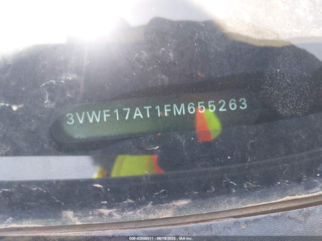 3VWF17AT1FM655263 Volkswagen 2015