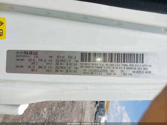 1C4HJXEN3LW259581 Jeep Wrangler