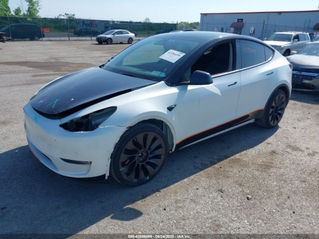 2022 TESLA MODEL Y 7SAYGDEF9NF308413 Photo 1